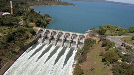 Comportas serão abertas nesta segunda-feira (9) na Usina