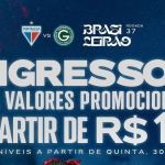 Fortaleza coloca ingresso a R$ 10 por Castelão lotado contra o Goiás