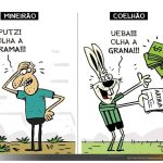 Charge do Duke: O gramado do Mineirão e a venda de Arthur pelo América