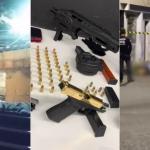 Confronto na região da Pedreira Prado Lopes: vídeo mostra pistola dourada e kit de submetralhadora