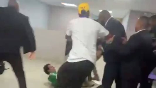 Confusão aconteceu antes da entrevista de Fernando Diniz