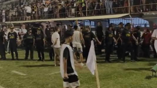 Confusão aconteceu após o jogo entre Democrata-GV e Atlético