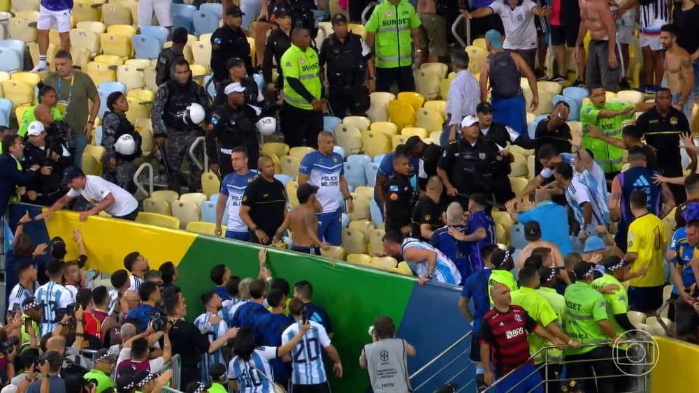PM culpa venda mista de ingressos por confusão antes de Brasil x Argentina