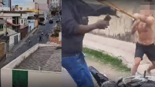 Confusão foi registrada por testemunhas e vizinhos