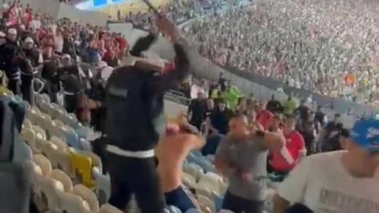 Confusão generalizada foi registrada no Maracanã