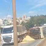 Após engavetamento, motoristas enfrentam congestionamento quilométrico na Fernão Dias