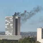Simulação de incêndio no Congresso Nacional surpreende desavisados em Brasília