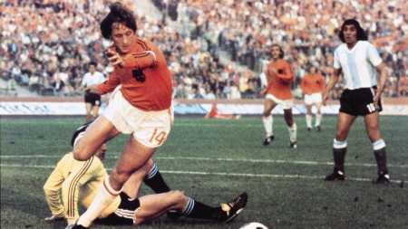 Holanda chegou a duas finais de Copa consecutivas, em 1974 e 1978 • AFP