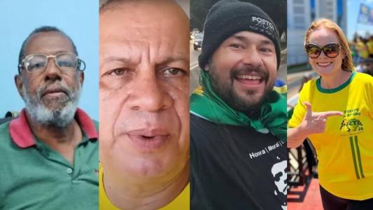Conheça quatro dos cinco presos pela PF durante a operação Lesa Pátria