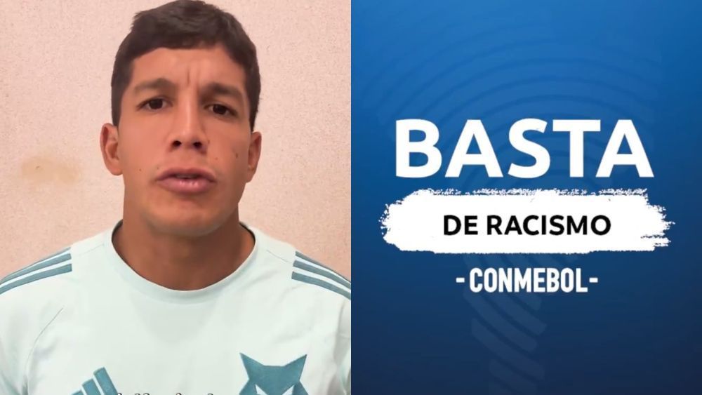 Romero, do Cruzeiro, participa de campanha da Conmebol contra o racismo