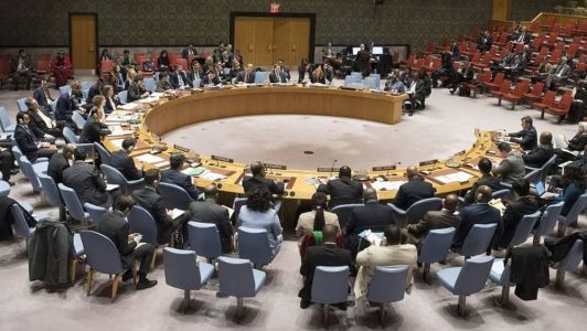 Conselho de Segurança da ONU reunido