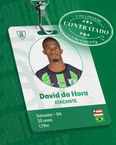 David Da Hora foi anunciado como novo reforço do América
