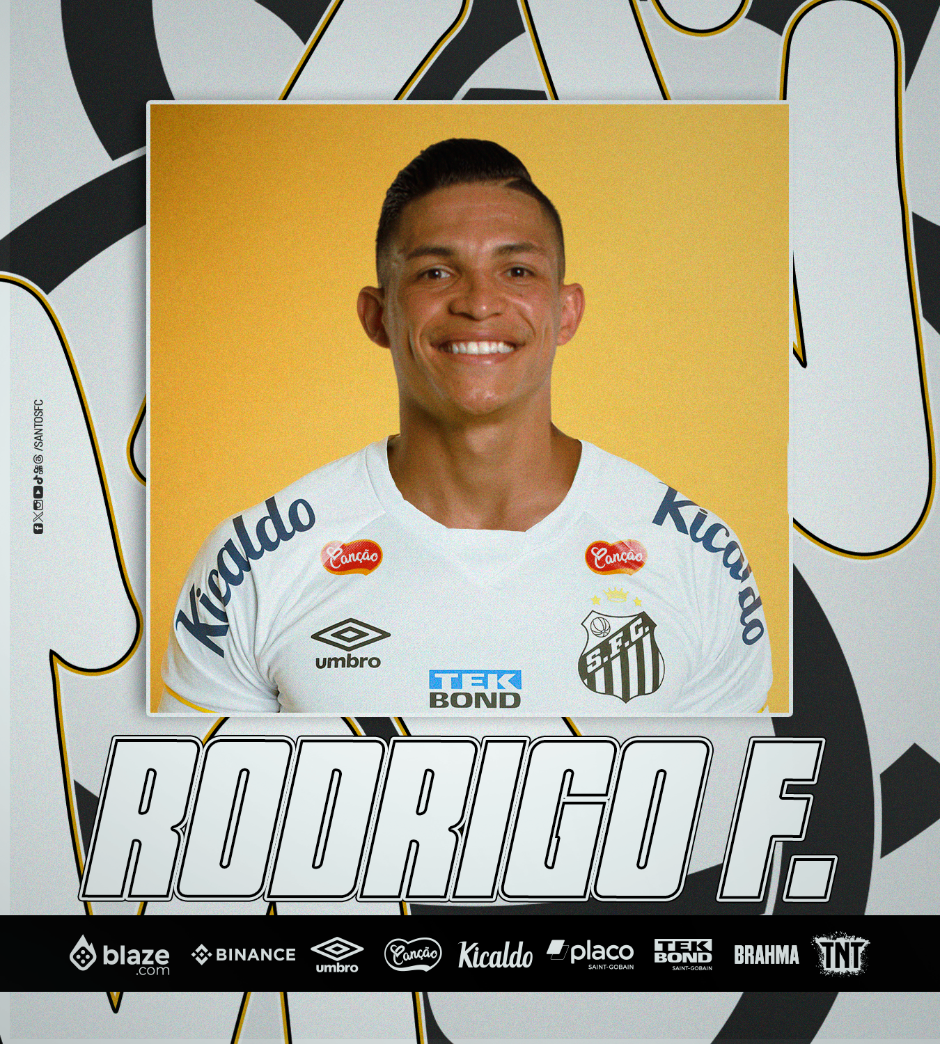 Santos anuncia a contratação de 15° reforço para a temporada 2024