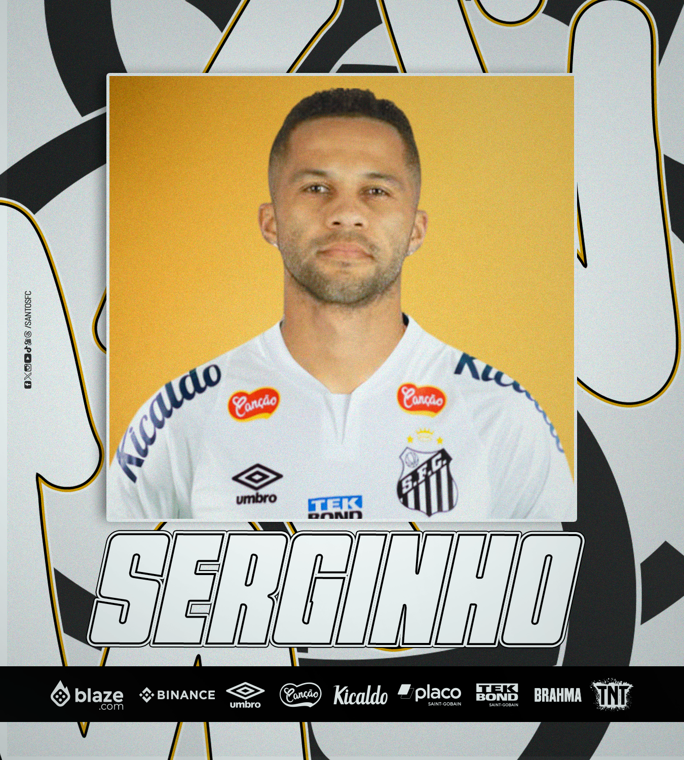 Santos oficializa contratação do meia Serginho