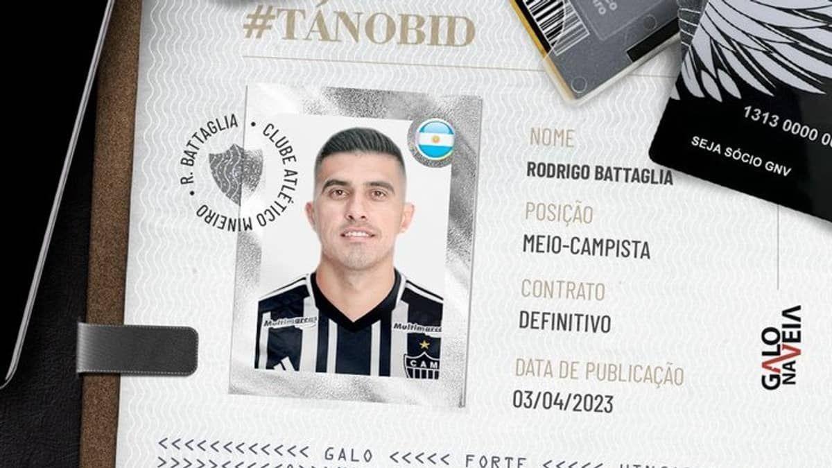 Atlético registra Battaglia no BID e jogador já pode estrear