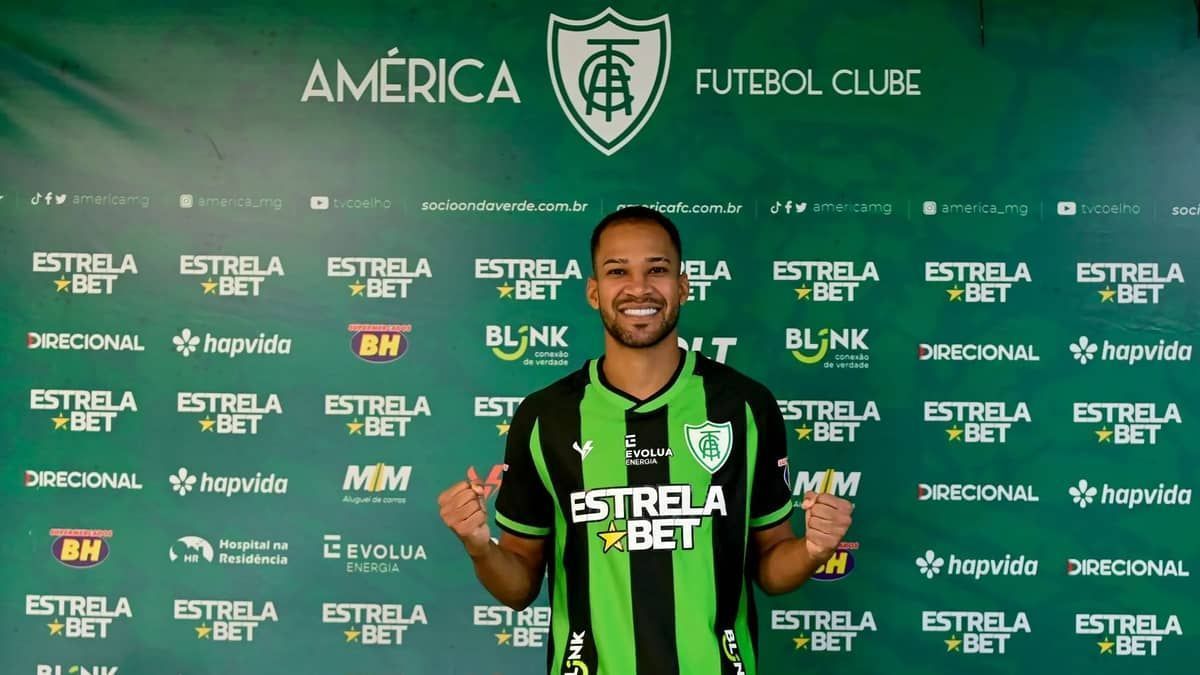 América: atacante Everaldo tem novo contrato publicado no BID