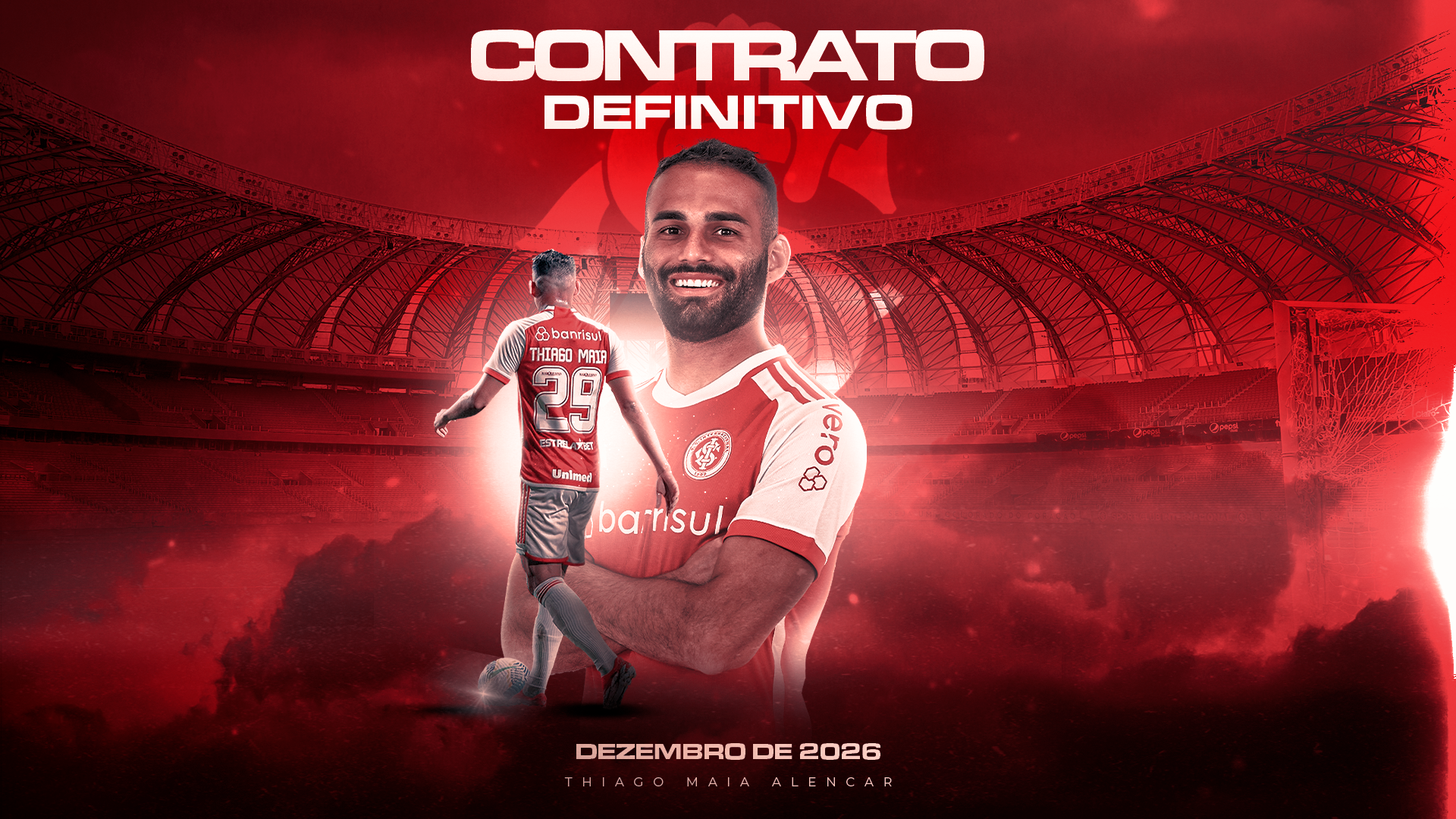 Inter finaliza negociação com Flamengo e assina em definitivo com Thiago Maia