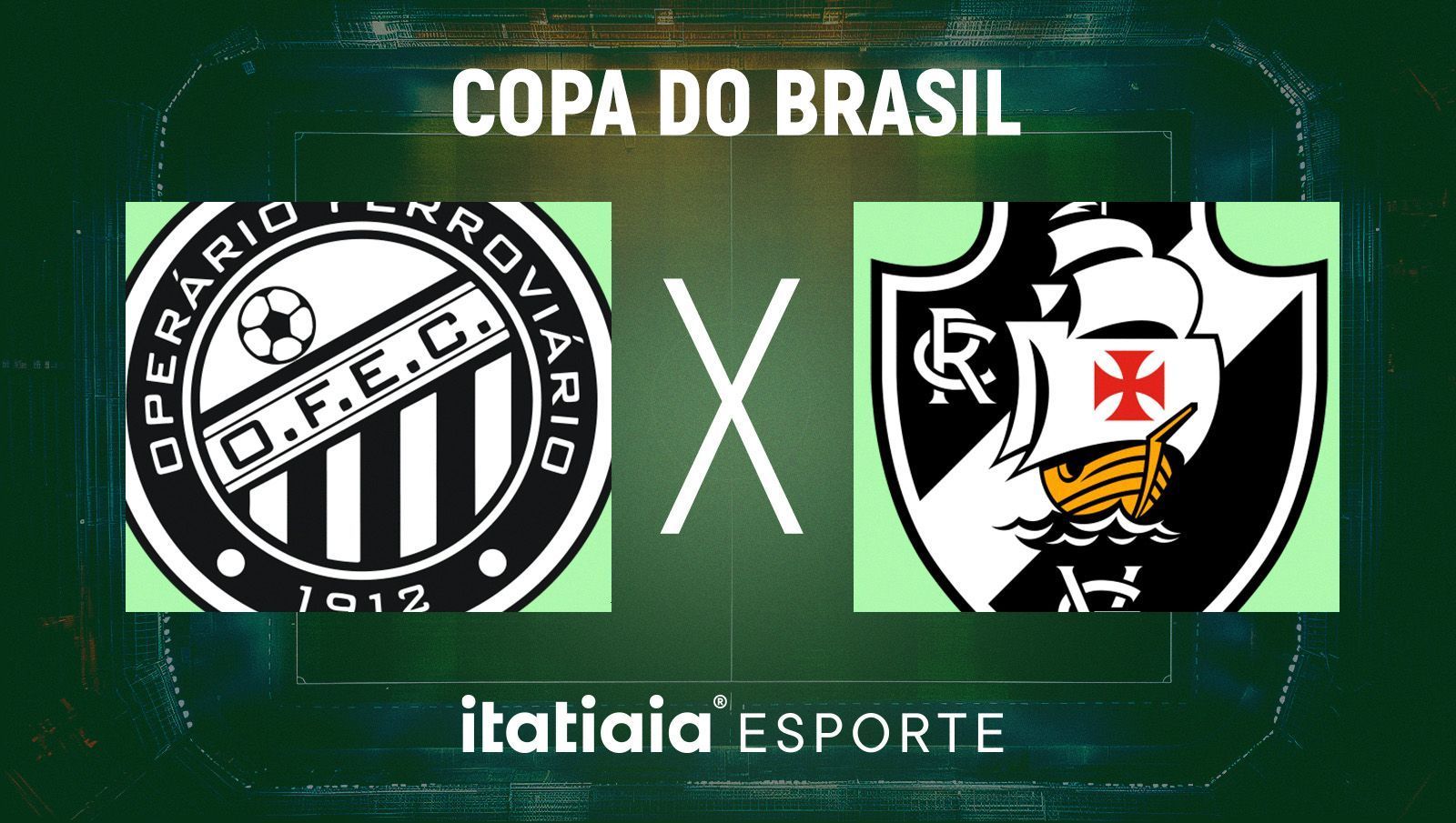 Operário-PR x Vasco: horário e onde assistir ao vivo pela Copa do Brasil