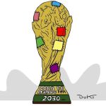 Charge do Duke: a Copa do Mundo de 2030