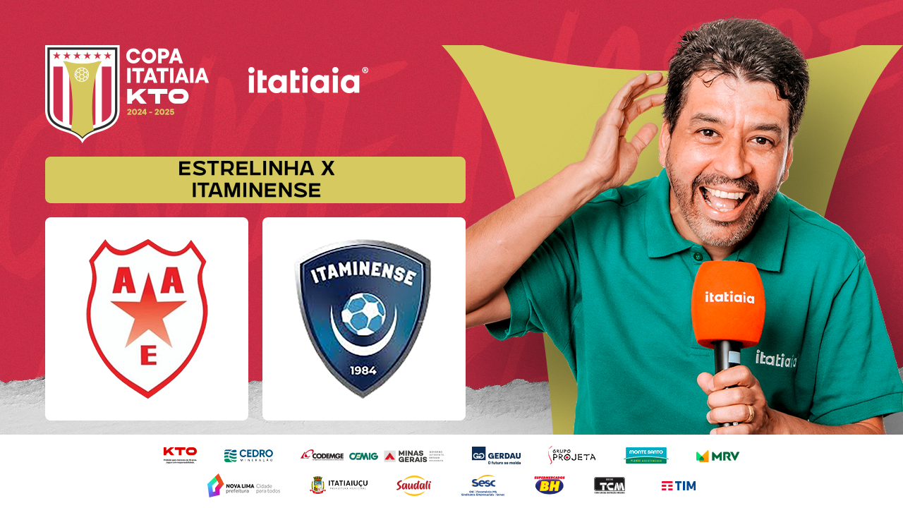 Copa Itatiaia KTO: assista, ao vivo, ao jogo entre Estrelinha e Itaminense