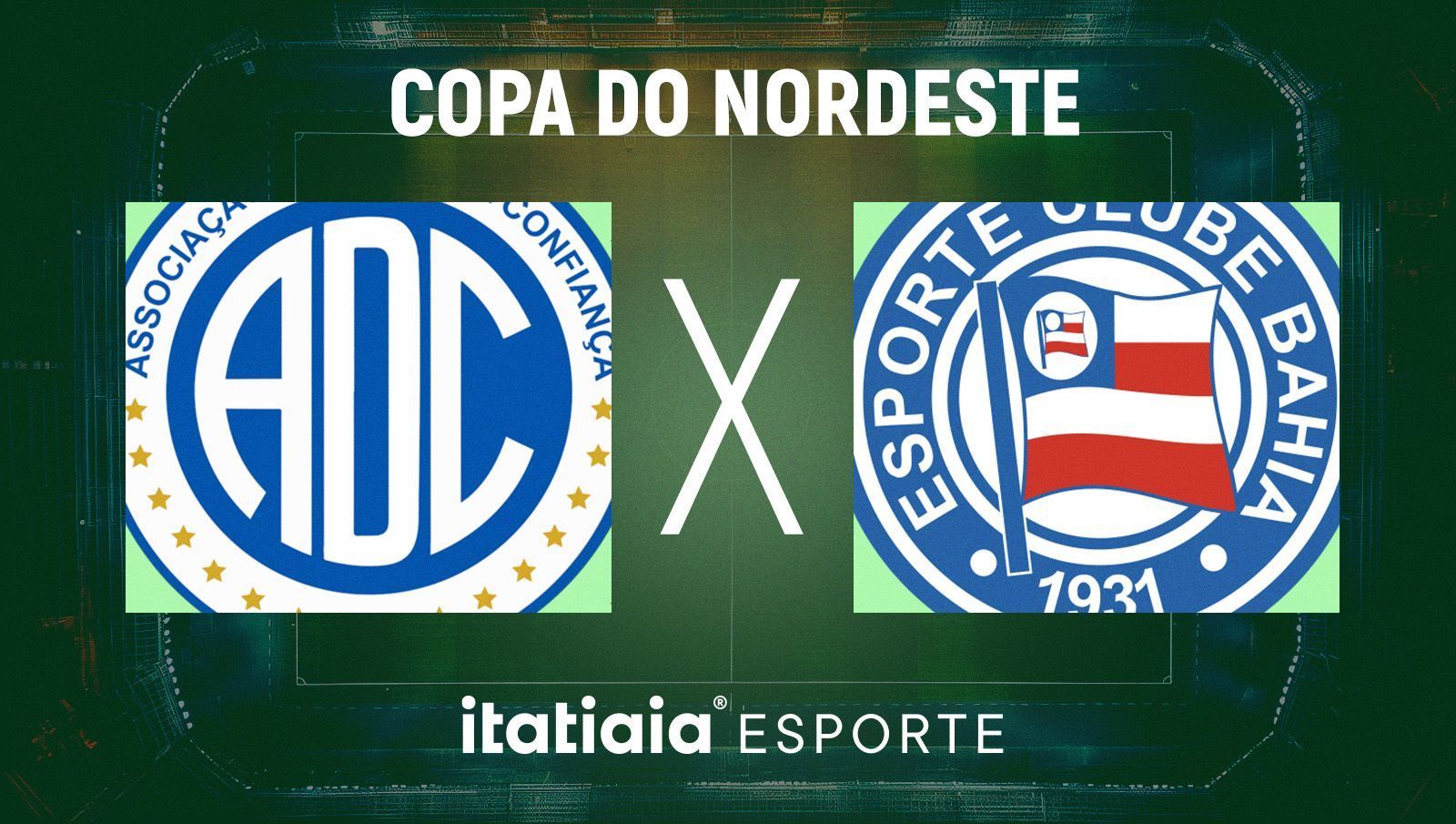 Horário e onde assistir ao vivo Confiança x Bahia, pela Copa do Nordeste