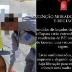 Vistoria em redes de esgoto é real? Copasa diz que sim e explica como confirmar identidade do funcionário