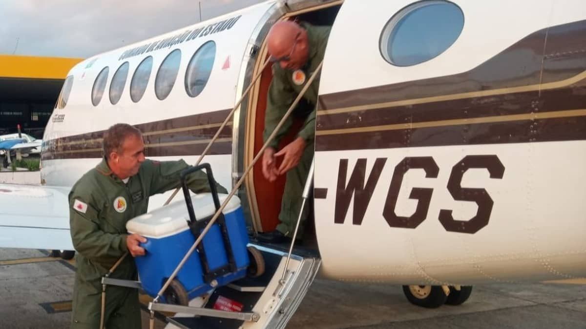 Coração viaja 540 km para transplantes em Belo Horizonte