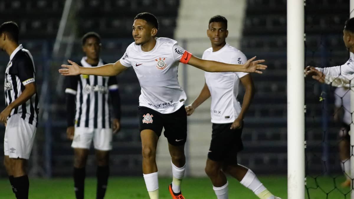 Em jogo de sete gols, Corinthians elimina o Santos na Copa do Brasil Sub-20