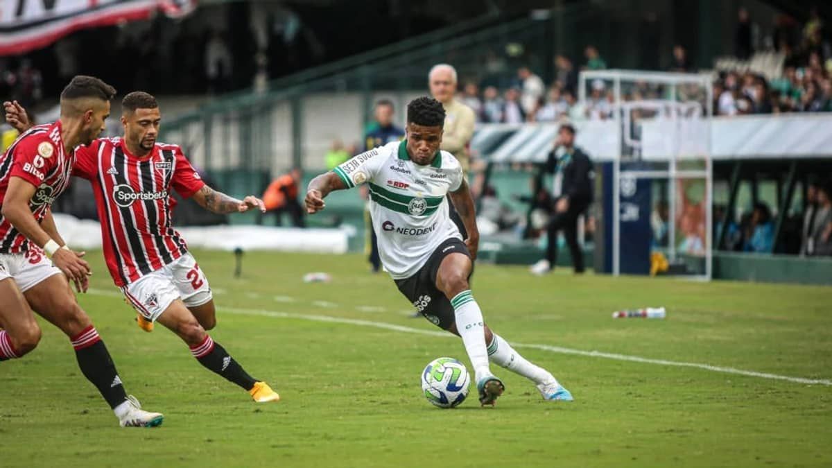 Coritiba e São Paulo ficam no empate pelo Campeonato Brasileiro
