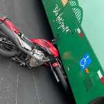Moto fica embaixo de ônibus em acidente na avenida Amazonas em Belo Horizonte; veja imagens