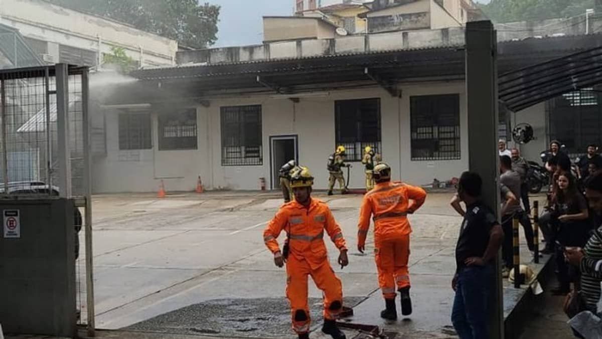 Princípio de incêndio atinge o Instituto de Criminalística da Polícia Civil em BH