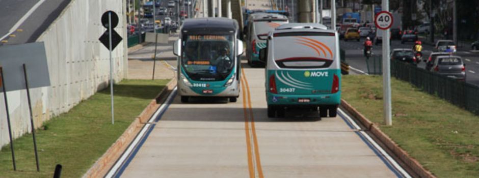 RMBH terá dois novos corredores de faixa exclusiva para ônibus metropolitano