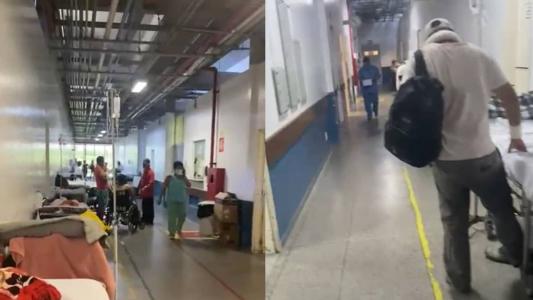 Pacientes relatam que corredor que estava lotado foi esvaziado e as macas foram transferidas para outro