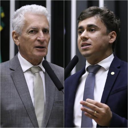 Deputado Rogério Correia (PT-MG) e deputado Nikolas Ferreira (PL-MG)