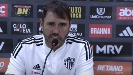 Coudet analisou a vitória do Atlético contra a Caldense