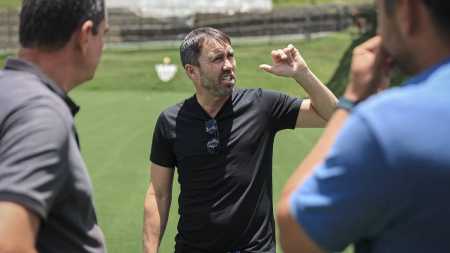 Coudet foi apresentado pelo Atlético em dezembro de 2022