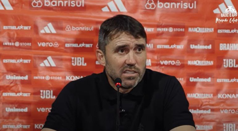 Coudet valoriza classificação do Inter na Copa do Brasil e acredita em evolução