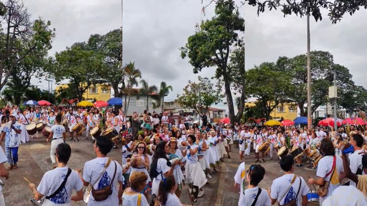 Coletivo Couro Encantado leva maracatu para cortejo de 10 anos em BH