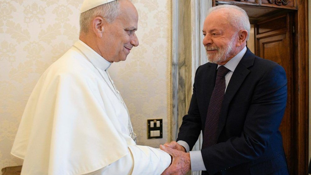 Lula se reúne pela primeira vez com o Papa Leão XIV