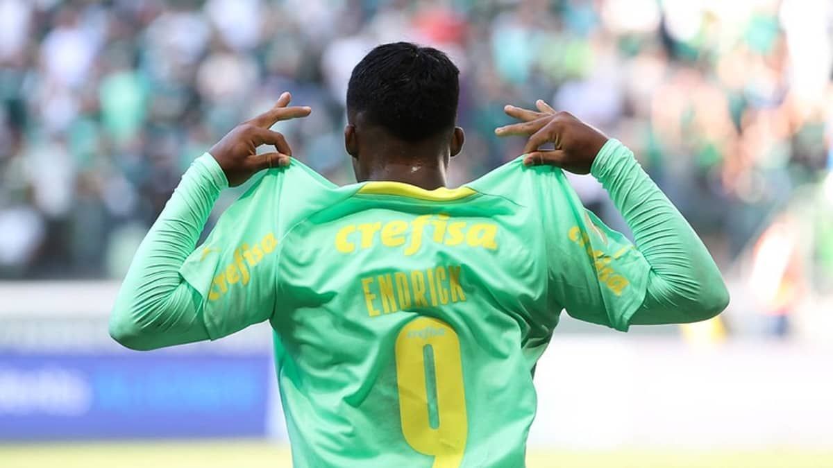 Com gol de Endrick, Palmeiras vence Cuiabá na estreia do Brasileirão