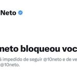 Ex-Globo é bloqueado nas redes por Neto e responde: 'Craque, o rapaz aqui trabalha'