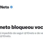 Ex-Globo é bloqueado nas redes por Neto e responde: 'Craque, o rapaz aqui trabalha'