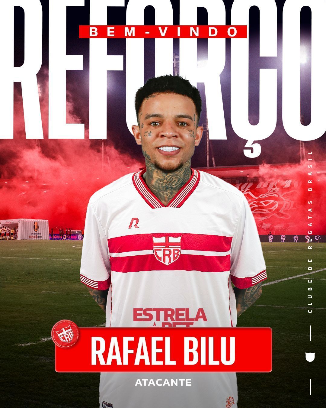 CRB oficializa contratação de atacante que estava no Cruzeiro
