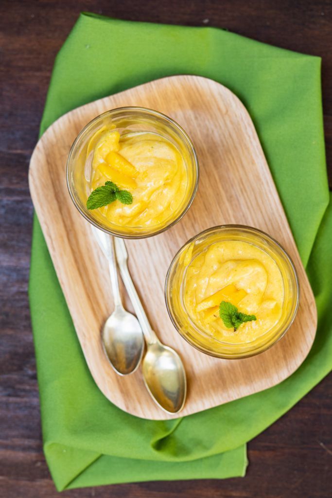 Creme de manga e coco: sobremesa refrescante em 15 minutos
