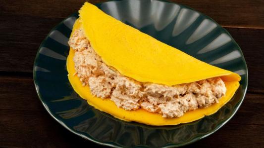 Crepioca saudável e sem açúcar