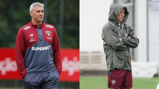 Hernán Crespo e Renato Gaúcho fazem duelo no Morumbis