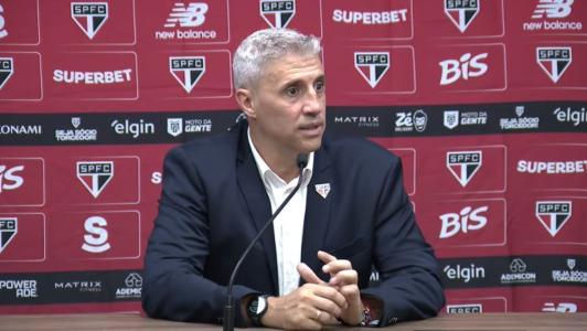 Crespo em coletiva após empate com o Santos