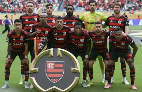 Time do Flamengo para duelo com o Bayern nas oitavas de final do Mundial de Clubes 2025