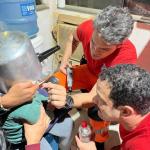 Bombeiros resgatam criança de 2 anos com cabeça presa em panela de pressão em MG