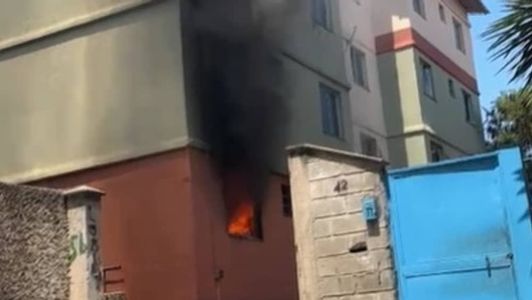 Vídeo: criança de 6 anos coloca fogo em apartamento durante brincadeira na região Leste de BH